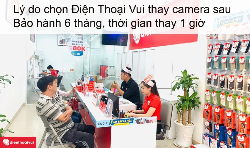 Dịch vụ thay camera sau Galaxy A8 giá rẻ, lấy ngay tại Điện Thoại Vui