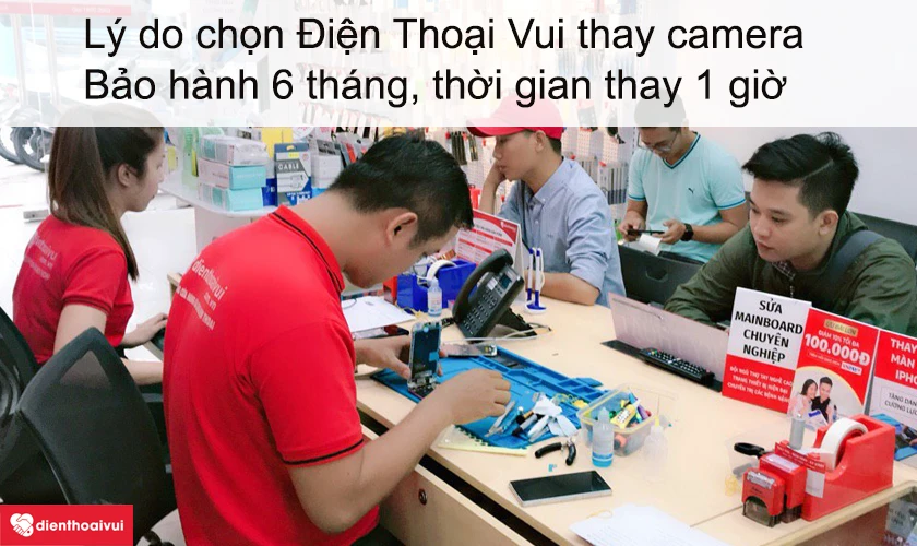 Dịch vụ thay camera sau Galaxy S6 Edge giá rẻ lấy ngay tại Điện Thoại Vui