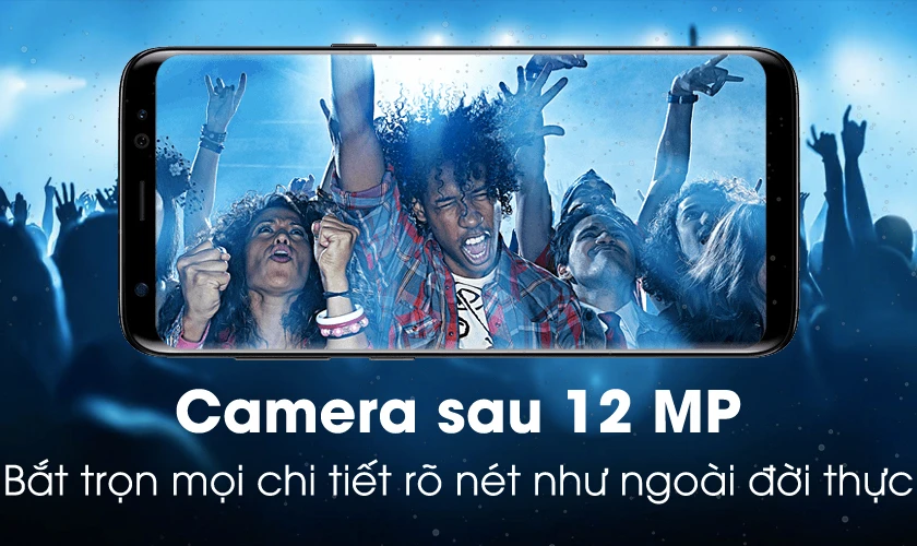 Samsung Galaxy S8 - Camera sau 12MP, khẩu độ lớn f/1.7, chụp ảnh HDR+