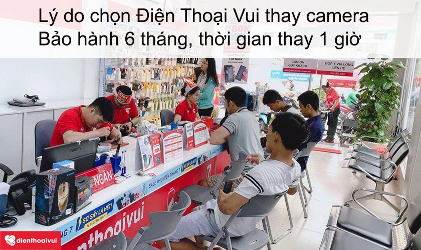Dịch vụ thay camera sau Galaxy S8 gi&aacute; rẻ lấy ngay tại Điện Thoại Vui