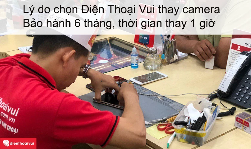 Dịch vụ thay camera sau Oppo F5 uy t&iacute;n,&nbsp;lấy ngay tại Điện Thoại Vui