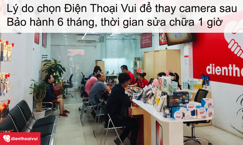 Dịch vụ thay camera sau Redmi Note 3/Pro giá rẻ lấy ngay tại Điện Thoại Vui