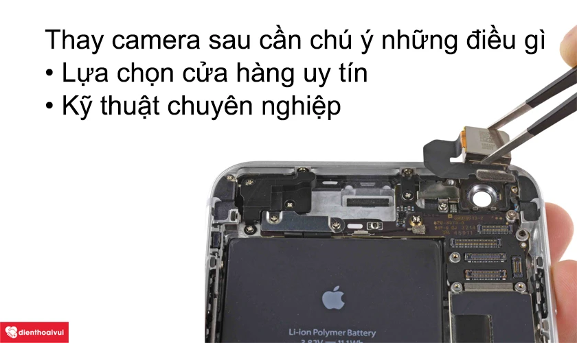 Thay camera sau Redmi 4 Prime cần chú ý những điều gì