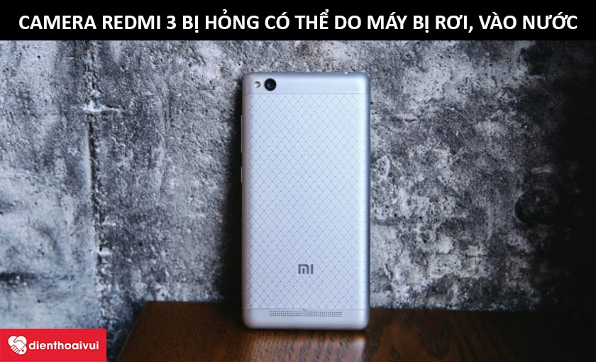 Camera hỏng do va đập mạnh