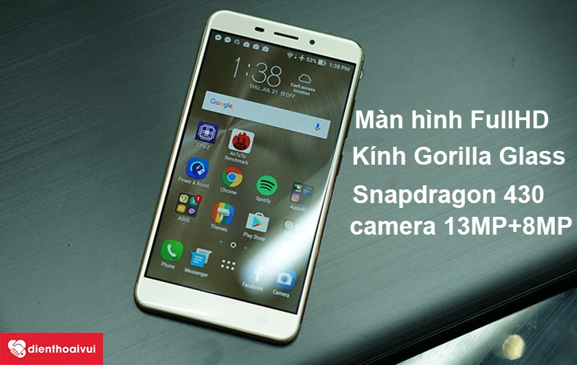 Thay camera sau Zenfone 3 laser