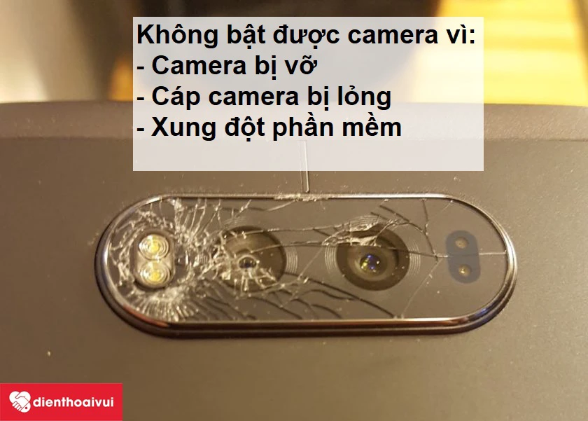Nguyên nhân camera không bặt được