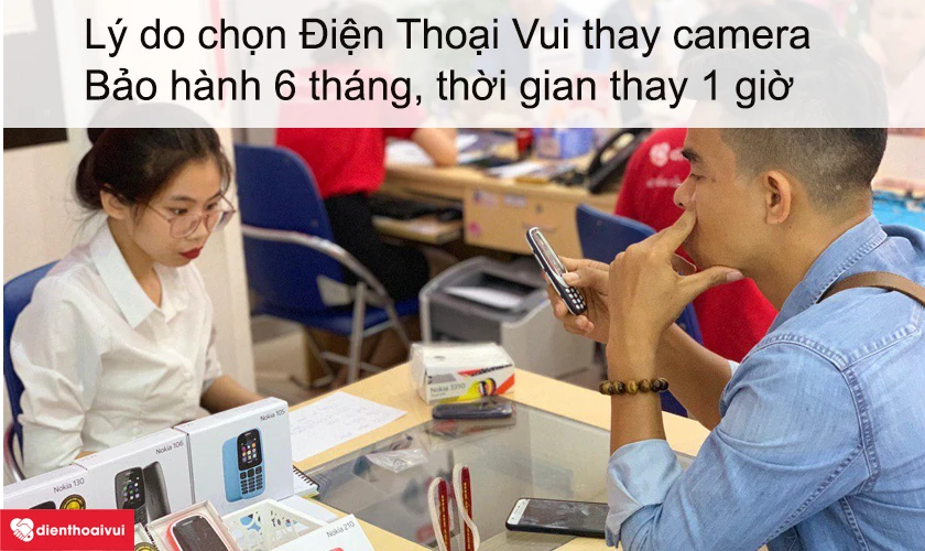 Dịch vụ thay camera sau iPhone 4 gi&aacute; rẻ lấy ngay tại Điện Thoại Vui