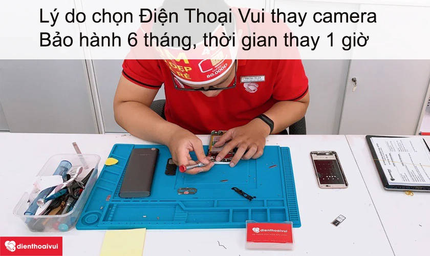 Dịch vụ thay camera sau iPhone 6s Plus ch&iacute;nh h&atilde;ng, lấy ngay tại Điện Thoại Vui
