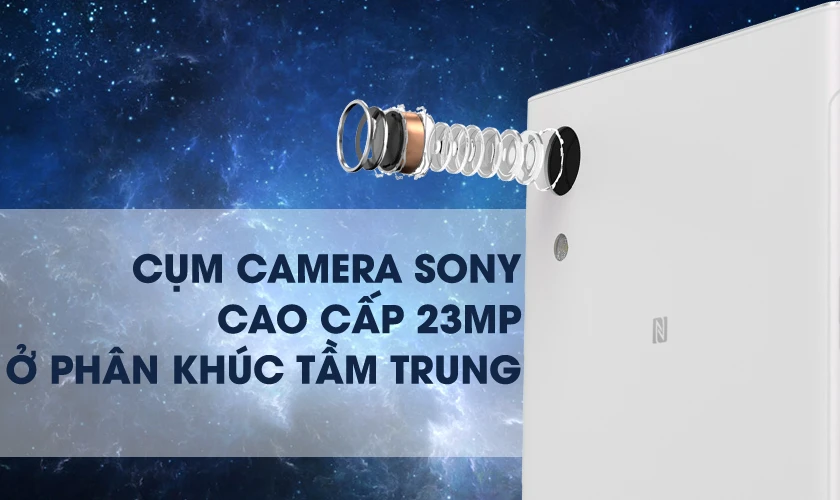 Camera sau 23MP, lấy nét trong 0.03s