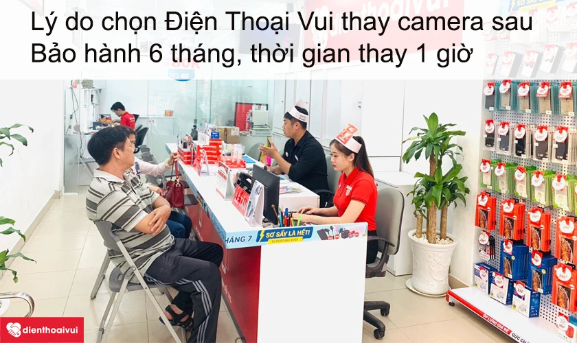 Lý do chọn dịch vụ thay camera trước Galaxy S5 tại Điện Thoại Vui