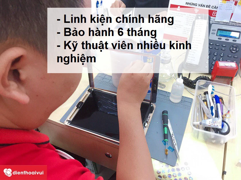 Thay camera trước iPad Air 1 an to&agrave;n, ch&iacute;nh h&atilde;ng tại Điện Thoại Vui