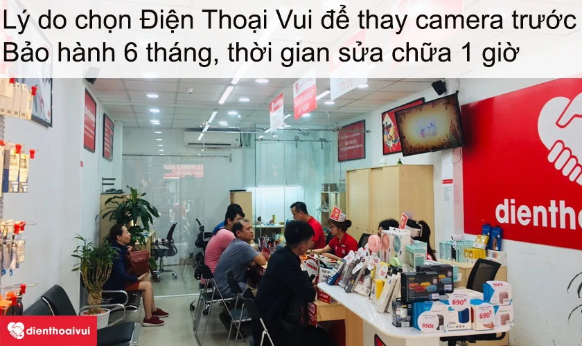 Lý do nên chọn dịch vụ thay camera trước Redmi 4 Prime tại Điện Thoại Vui