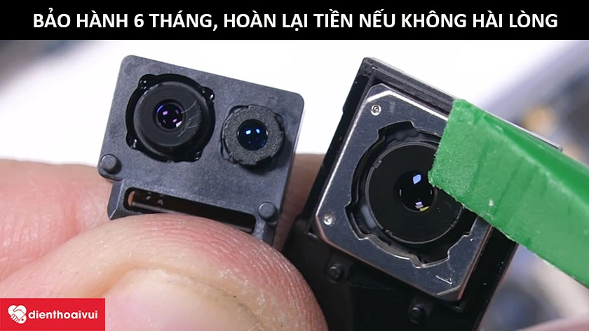 bảo hành 6 tháng cho camera trước mới và sẵn sàng hoàn tiền 100% nếu khách hàng cảm thấy không hài lòng