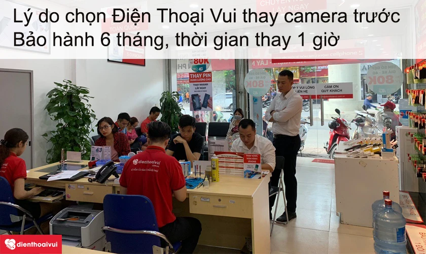Dịch vụ thay camera trước iPhone 7 gi&aacute; rẻ lấy ngay tại Điện Thoại Vui