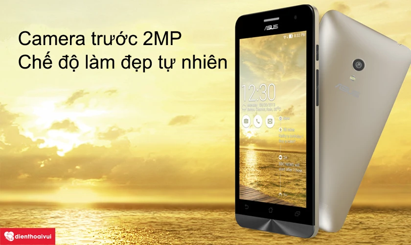 Asus Zenfone 5 - Camera trước với 2MP, chế độ làm đẹp tự nhiên