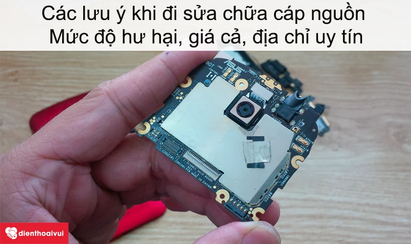 C&aacute;c lưu &yacute; khi đi sửa chữa c&aacute;p nguồn ở cửa h&agrave;ng