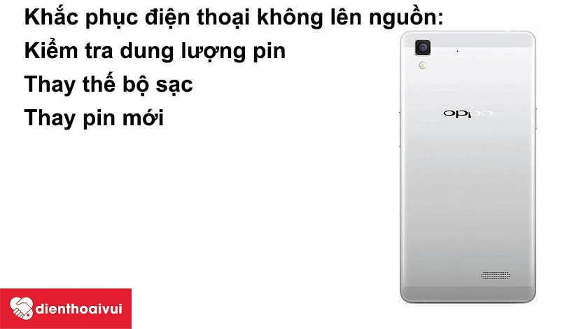 Khắc phục điện thoại không lên nguồn