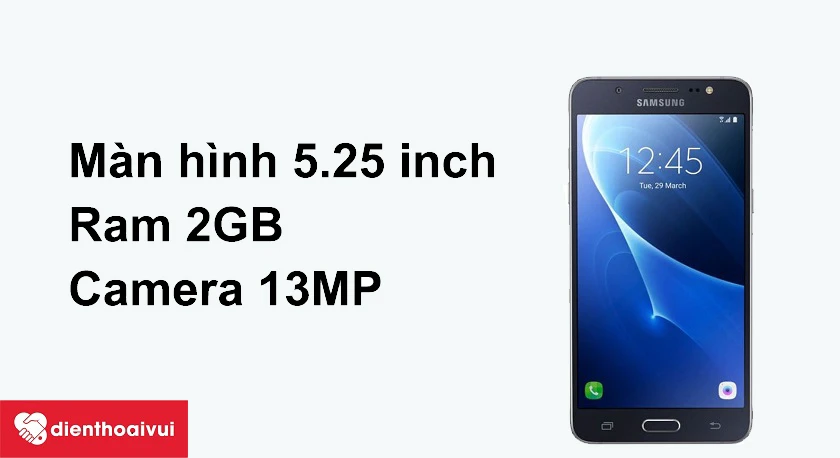 M&agrave;n h&igrave;nh 5.25 inch, ram 2GB cho t&ocirc;́c đ&ocirc;̣ xử lý nhanh