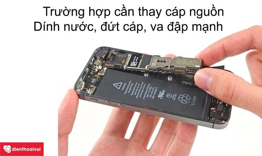 Trong trường hợp nào bạn cần thay cáp nguồn iPhone 5?