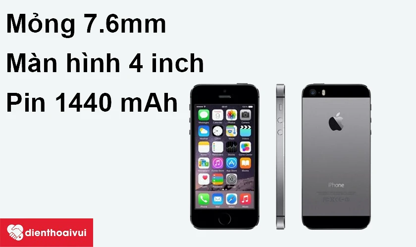 M&agrave;n h&igrave;nh 4 inch sắc n&eacute;t, dung lượng pin 1440 mAh