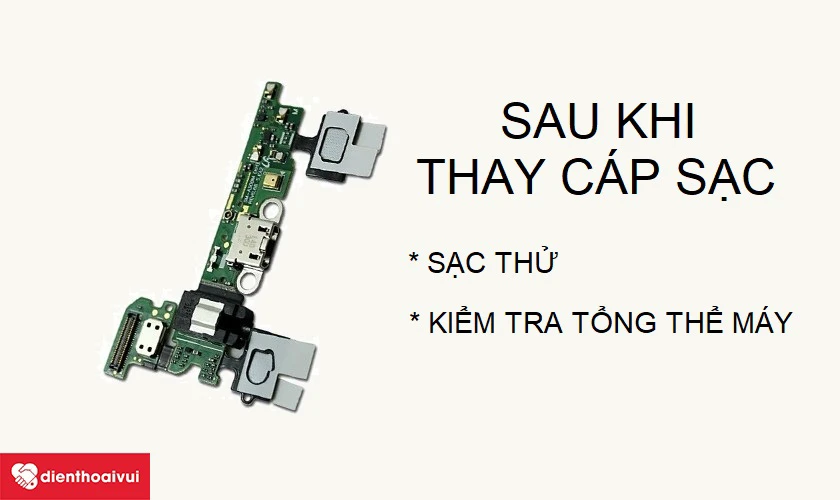Cách kiểm tra cáp sạc sau thay thế