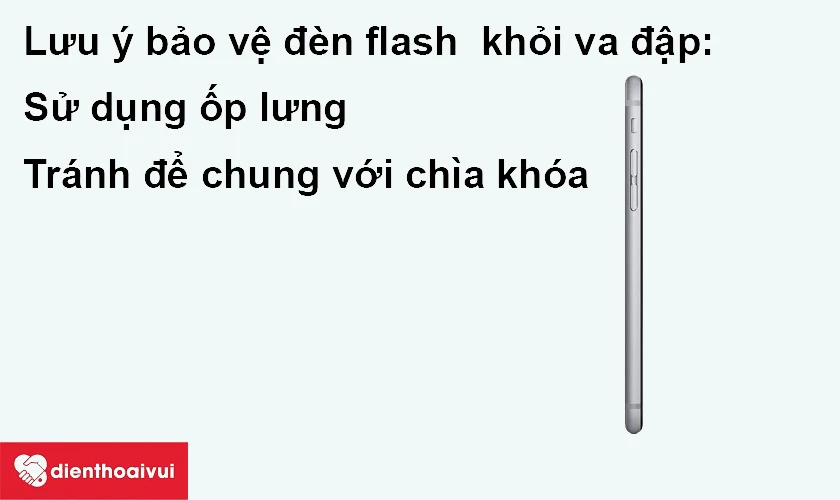 Lưu ý bảo vệ đèn flash của mình khỏi va đập