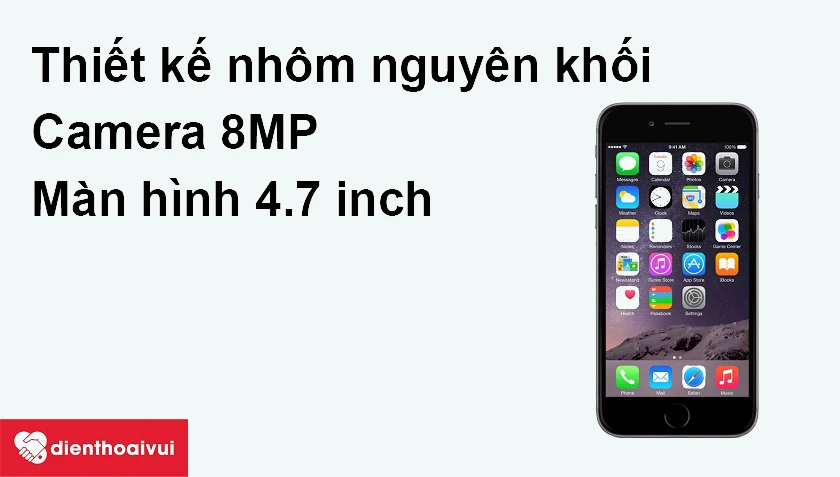 Thiết kế nhôm nguyên khối, camera 8MP