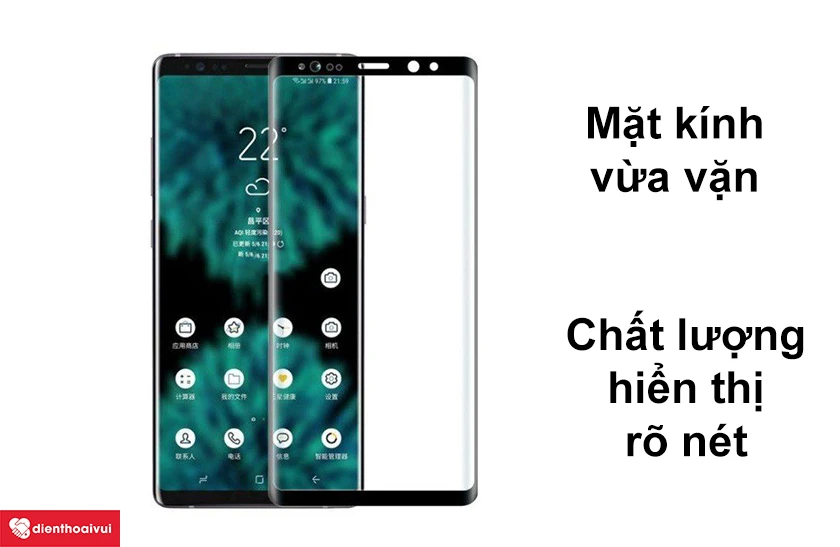 Điểm khác biệt của mặt kính chính hãng, chất lượng cao