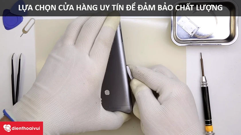 Lựa chọn cửa h&agrave;ng uy t&iacute;n để thay k&iacute;nh cảm ứng Xiaomi Redmi 3