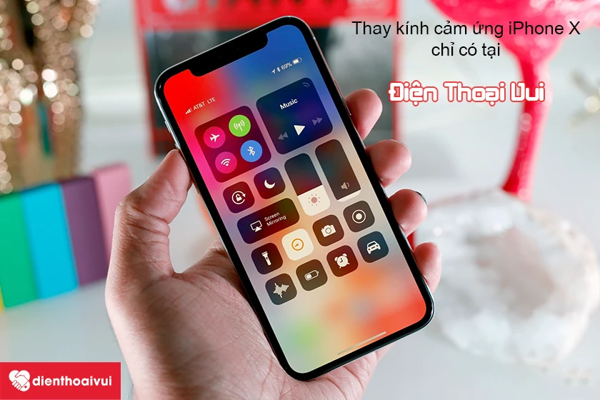 Dịch vụ thay kính cảm ứng iPhone X nhanh chóng uy tín chất lượng tại hệ thống Điện Thoại Vui