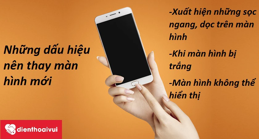 Dấu hiệu cần thay màn hình