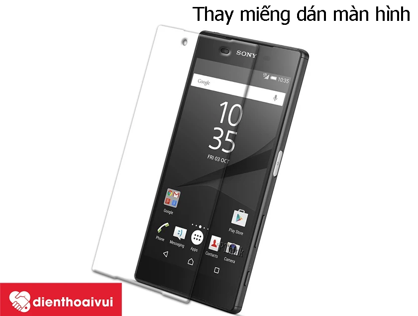 Thay miếng d&aacute;n m&agrave;n h&igrave;nh