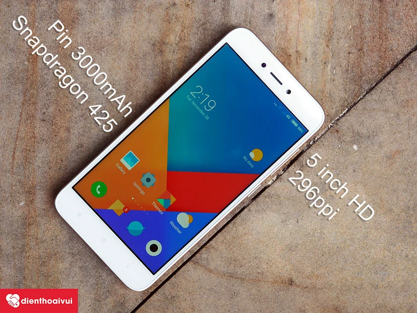 Xiaomi Redmi 5A &ndash; m&agrave;n h&igrave;nh IPS 5.0 inch HD