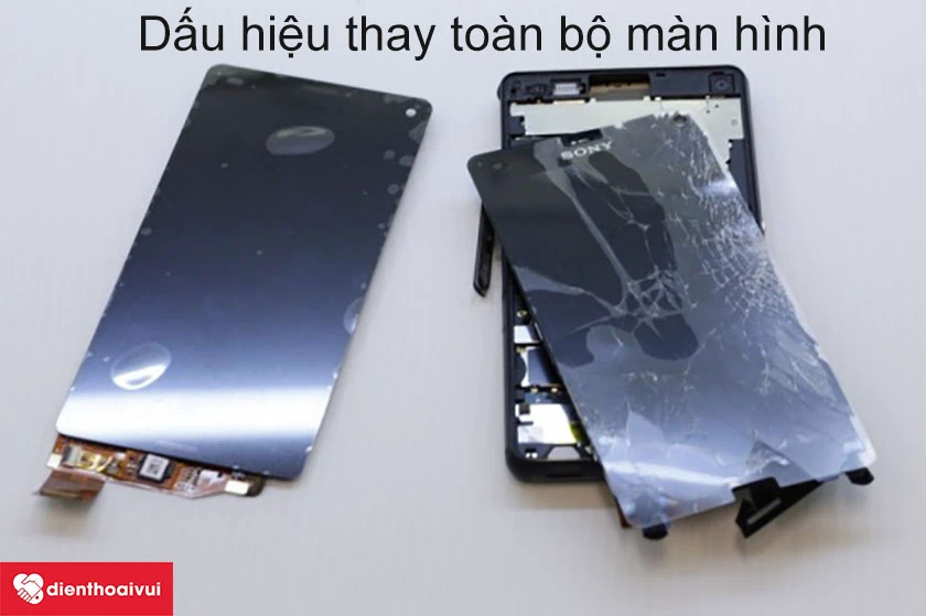 Dấu hiệu thay to&agrave;n bộ m&agrave;n h&igrave;nh