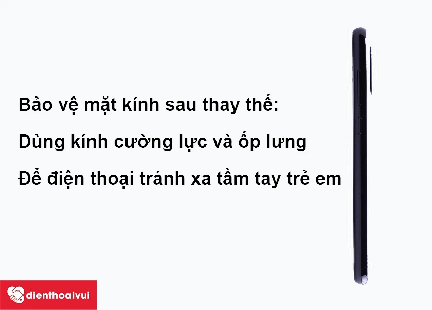 Bảo v&ecirc;̣ mặt kính Nokia 5.1 Plus sau thay th&ecirc;́