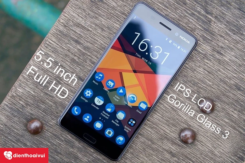 Nokia 6 – Màn hình IPS LCD 5.5 inch, 3GB RAM cùng 32GB ROM