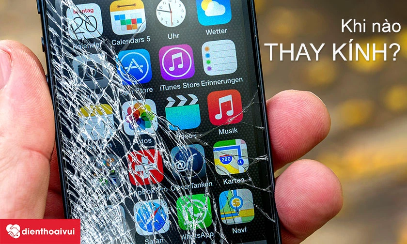 Khi nào cần thay mặt kính smartphone?