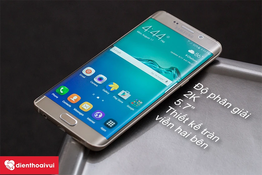 Samsung Galaxy S6 Edge Plus &ndash; M&agrave;n h&igrave;nh tr&agrave;n viền, độ ph&acirc;n giải 2K