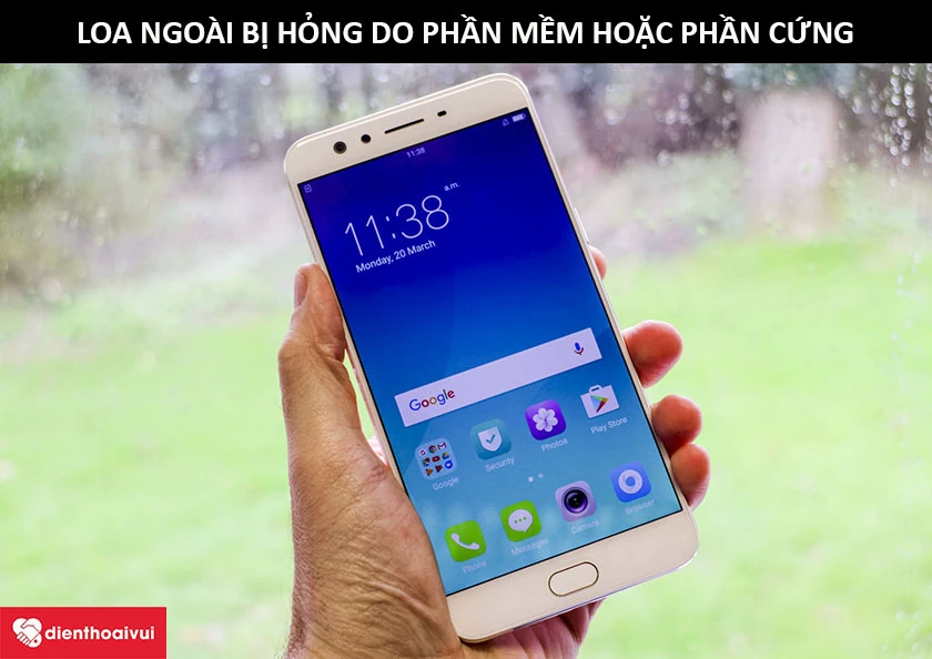 Loa ngo&agrave;i bị hỏng do phần mềm hoặc phần cứng
