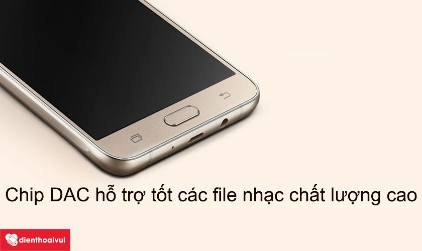 Chip DAC hỗ trợ tốt c&aacute;c file nhạc chất lượng cao
