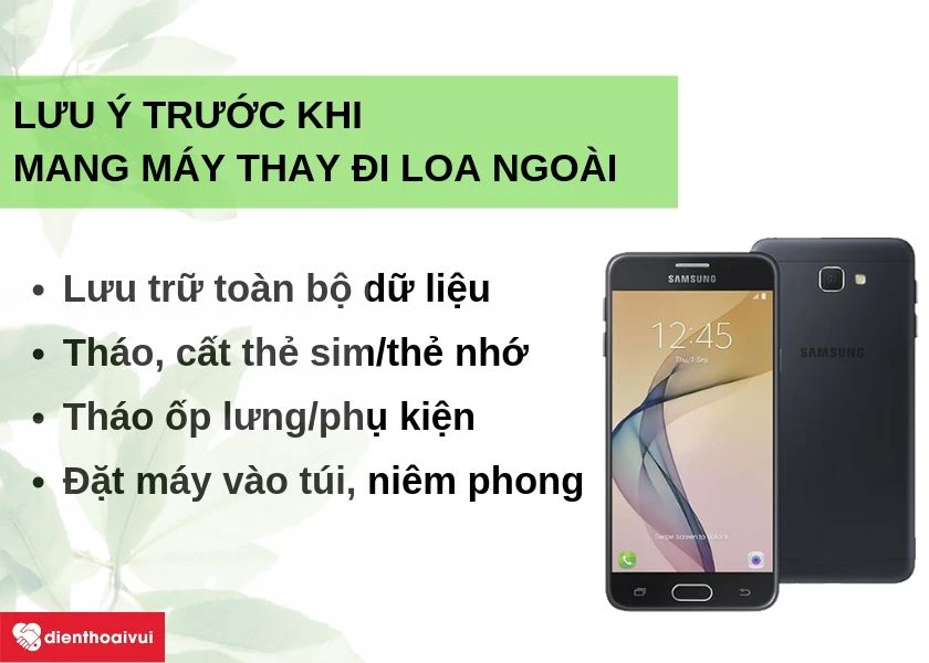 Nguyên nhân và một số lưu ý khi đi thay loa ngoài Samsung Galaxy J7 Prime