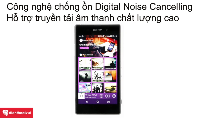 Sony Xperia Z1 - Công nghệ chống ồn, hỗ trợ truyền tải âm thanh chất lượng cao