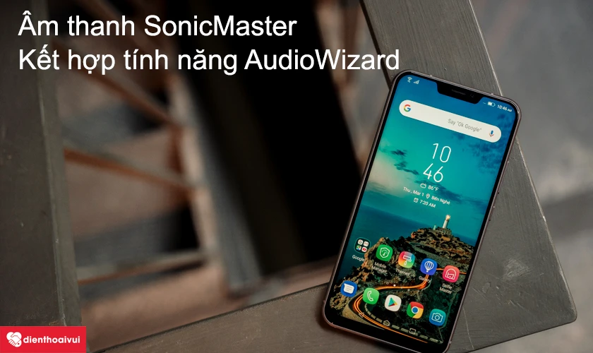 Asus Zenfone 5 - &Acirc;m thanh SonicMaster kết hợp t&iacute;nh năng AudioWizard