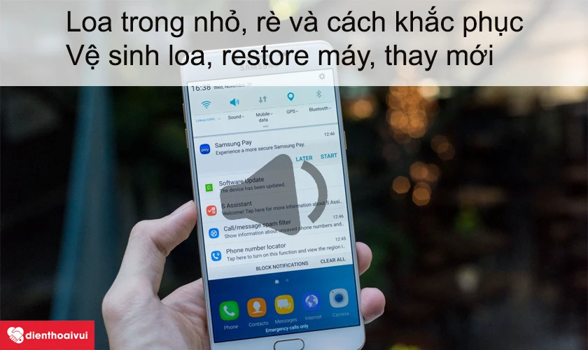 Cách khắc phục loa trong nghe nhỏ, rè: