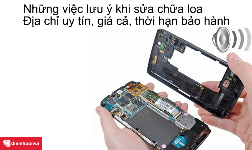 Những việc lưu ý khi đi sửa chữa loa