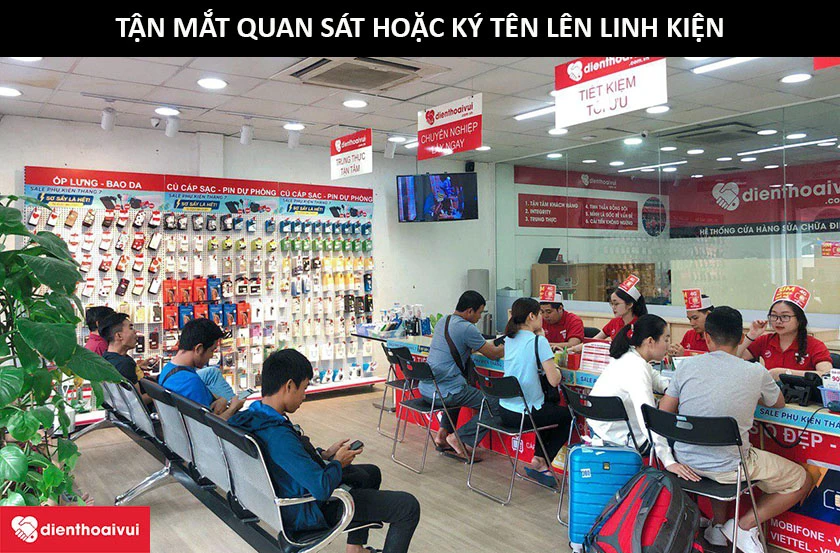 quan sát tận mứt quá trình sửa chữa