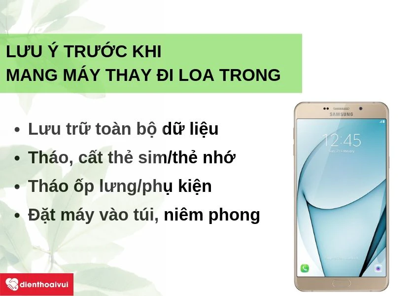 Nguyên nhân, biểu hiện và một số lưu ý khi đi thay loa trong Samsung Galaxy A9 Pro