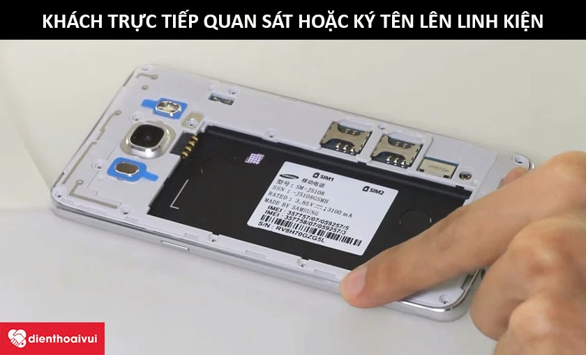 Thay loa trong Samsung Galaxy J5 2016 giá rẻ - lấy ngay tại Điện Thoại Vui