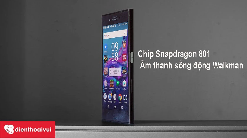 Sony&nbsp; Xperia Z3 mạnh mẽ với chip Qualcomm Snapdragon 801 , c&ocirc;ng ngh&ecirc;̣ &acirc;m thanh s&ocirc;́ng đ&ocirc;̣ng Walkman
