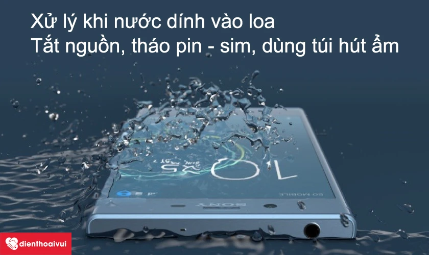 Xử l&yacute; loa điện thoại bị v&agrave;o nước